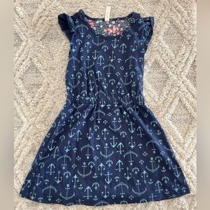 Blue Anchor Dress